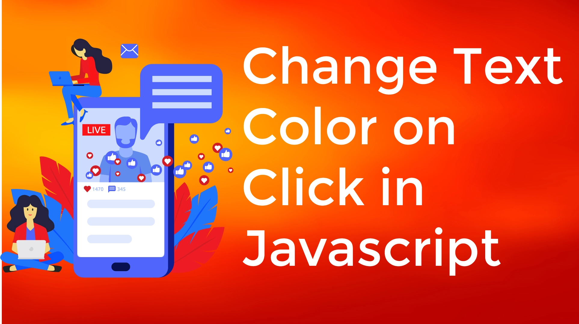 How to change color of text in JavaScript?