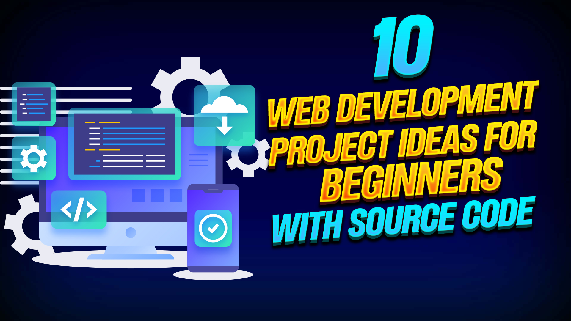 10 Web Development Projects with Source Code for beginners