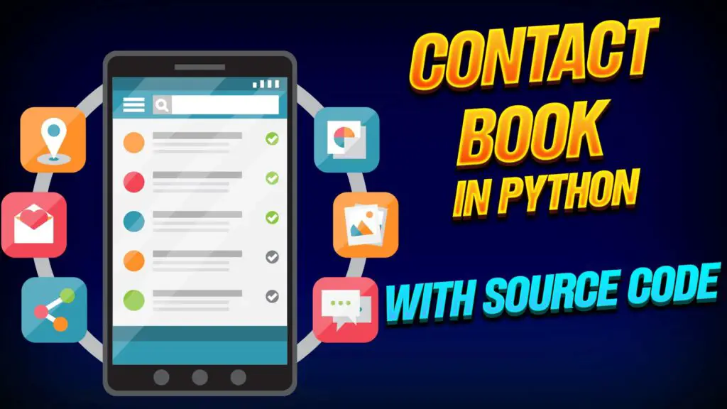 Contact Book in Python with source code