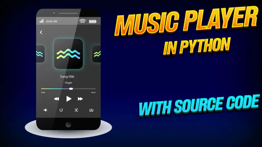 Music Player in Python with source code