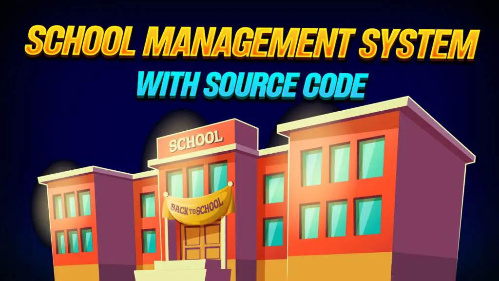 School management system in C++